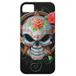 Étoile de crâne de sucre, noire coques iPhone 5 Case-Mate