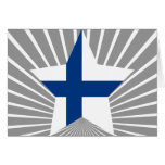 Étoile de la Finlande Cartes De Vœux