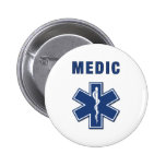 Étoile de médecin de la vie badge avec épingle