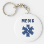 Étoile de médecin de la vie porte-clés