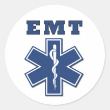 Étoile d'EMT de la vie Autocollants