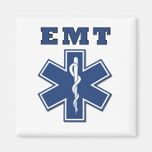 Étoile d'EMT de la vie Magnets
