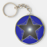 Étoile d'or 2 de 5 points porte-clef
