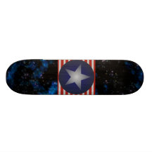 Étoile et rayures de Sargent de galaxie Skateboards
