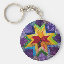 étoile fois de l'arc-en-ciel 1 porte-clefs