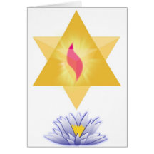 Étoile Lotus Cartes De Vœux