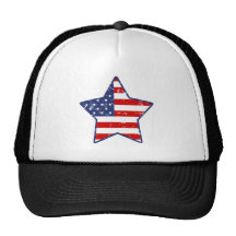 Étoile patriotique casquette de camionneur