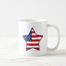 Étoile patriotique mugs
