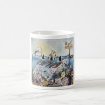 étoile retirée d'aqua mugs à café
