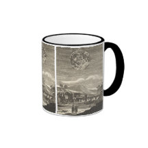 Étoiles célestes de lune de la Renaissance d'astro Tasses À Café