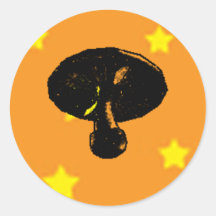 Étoiles de nuit de champignon autocollant