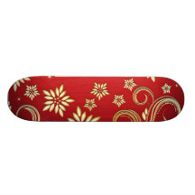 Étoiles et fleurs skateboards cutomisables