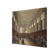 Eton School Room, from 'History of Eton College', Canvas Prints