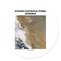 Etosha National Park (Picture Earth) Round Stickers