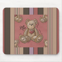 Étreinte d'ours de collection de pays je Mousepad Tapis De Souris
