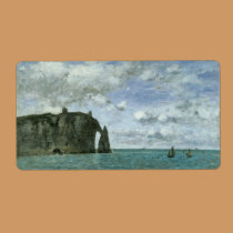 Etretat, the Porte d'Aval,1890 labels