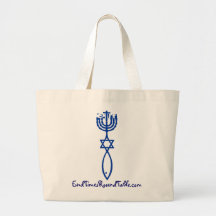 ETRT Menorah Star Ichthys Canvas Bag