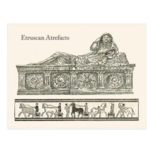 Etruscan Artefacts 2 Postcards