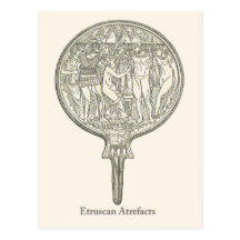 Etruscan Artefacts 4 Postcard