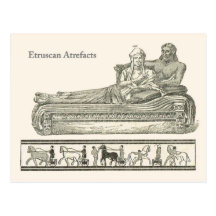 Etruscan Artefacts Post Cards