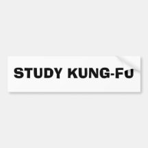 ÉTUDE KUNG-FU ADHÉSIFS POUR VOITURE