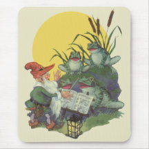 Etude Magazine Cover Art; Frog Choir Mousepads