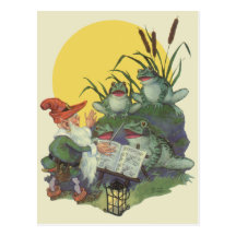 Etude Magazine Cover Art; Frog Choir Postcards