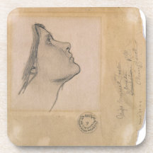 Étudiez pour le "Lamia", c.1904-05 (le crayon sur  Dessous-de-verre
