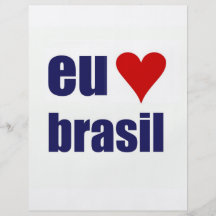 eu amo brasil full color flyer