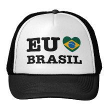 Eu Amo Brasil Mesh Hats