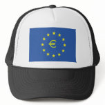 EU flag.with EURO Symbol Trucker Hat