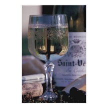 EU, France, Chablis, Local wine Photo Art