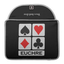 Euchre Player custom MacBook sleeve Sleeves For MacBooks