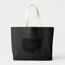 Euclid Ohio OH Shirt Canvas Bags