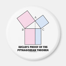 Euclid's Proof Of The Pythagorean Theorem Fridge Magnets