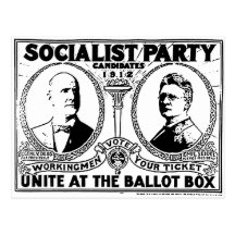 Eugene Debs Campaign Poster Postcard