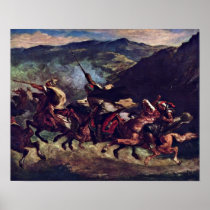 Eugene Delacroix - Moroccan Fantasia Posters