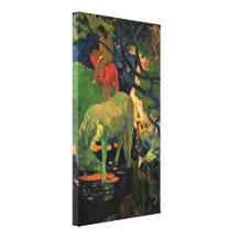 Eugene Henri Paul Gauguin - Der Schimmel Stretched Canvas Prints