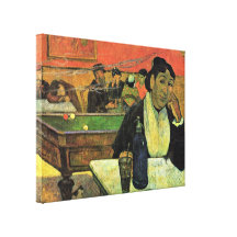 Eugene Henri Paul Gauguin - In the Cafe Gallery Wrap Canvas