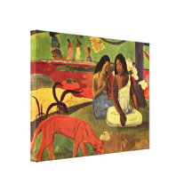 Eugene Henri Paul Gauguin - Joyfulness Stretched Canvas Print