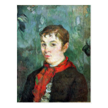 Eugène Henri Paul Gauguin - Landlords Daughter Post Card