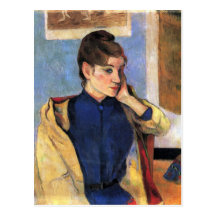 Eugène Henri Paul Gauguin - Madeleine Bernard Postcards
