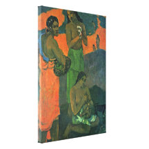 Eugene Henri Paul Gauguin - maternité Toile Tendue Sur Châssis