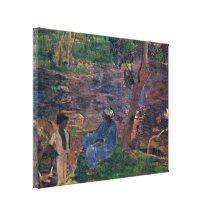 Eugene Henri Paul Gauguin - pond Canvas Prints