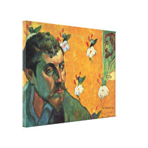 Eugene Henri Paul Gauguin - Self-portrait Stretched Canvas Prints