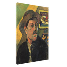 Eugene Henri Paul Gauguin - Self-portrait Gallery Wrap Canvas