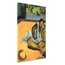 Eugene Henri Paul Gauguin - the pout Canvas Print