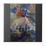 Eugène Henri Paul Gauguin - The White Horse Tile