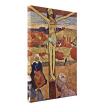 Eugene Henri Paul Gauguin - The Yellow Christ Stretched Canvas Print