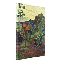 Eugene Henri Paul Gauguin - Tropical plants Stretched Canvas Prints